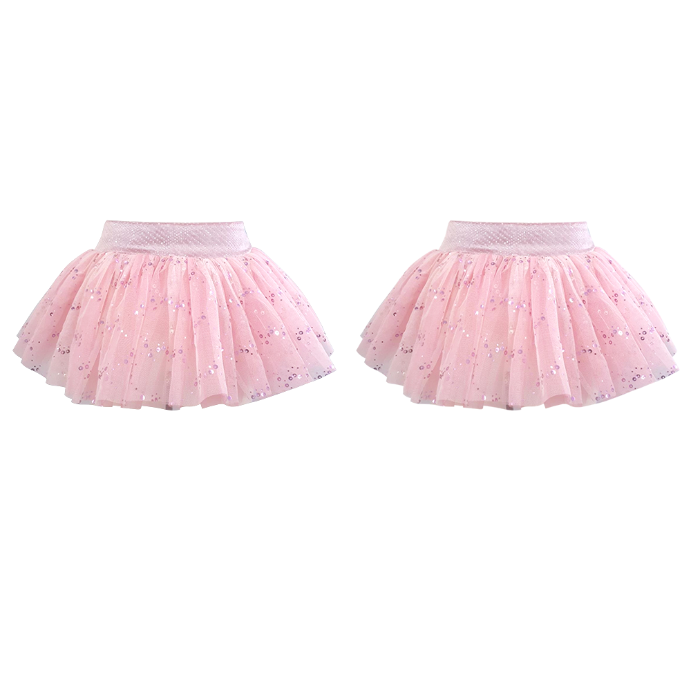 Pink tutu skirt glitter best sale