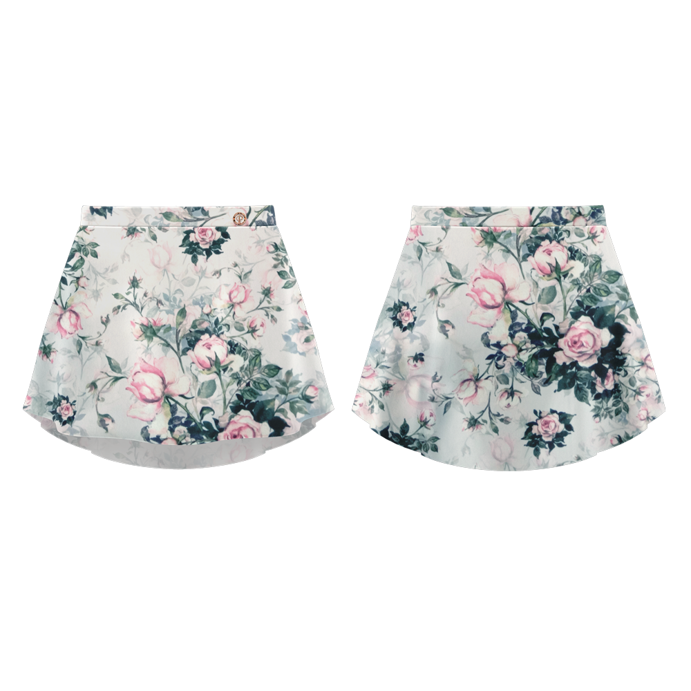 PATTERNED SKIRT PALE PINK - DANSE DE PARIS