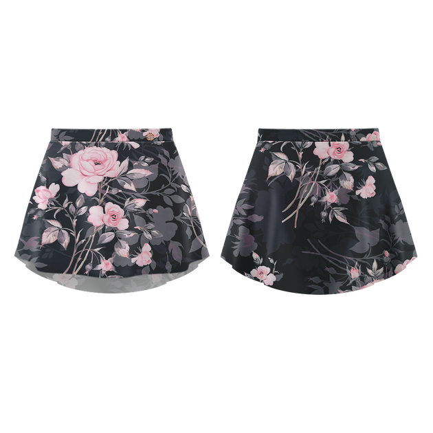 PATTERNED SKIRT NOIR FLEUR – DANSE DE PARIS