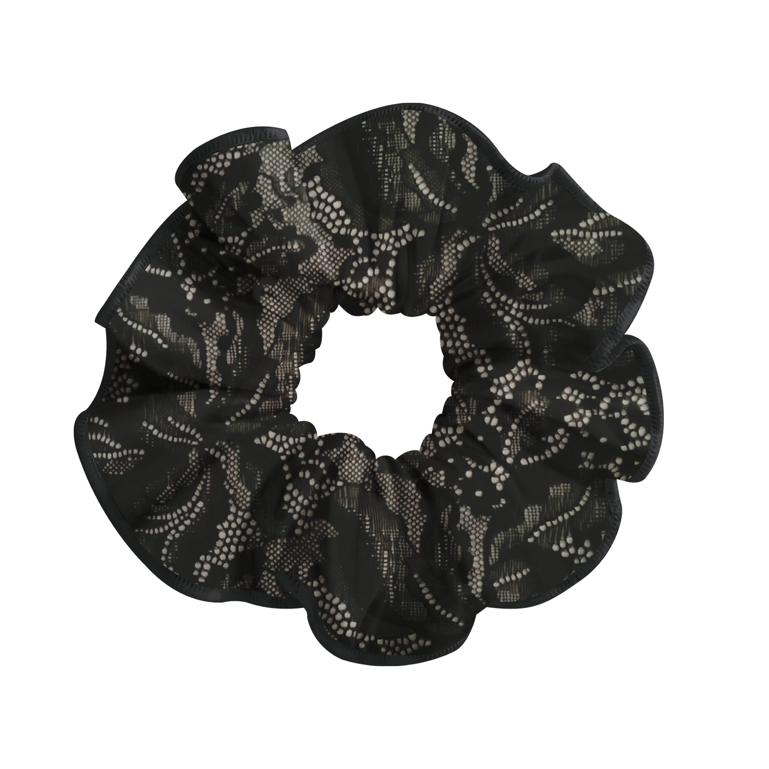 LACE BLACK SCRUNCHIE - DANSE DE PARIS